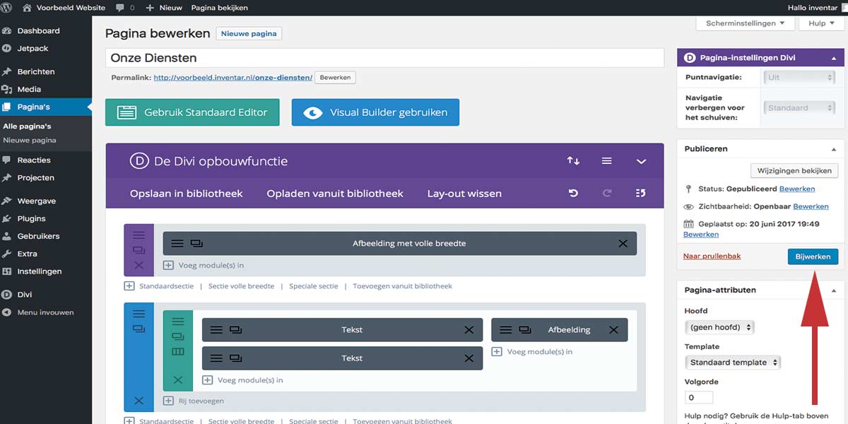 Wordpress-Pagina-Opslaan Wordpress-Pagina-Opslaan